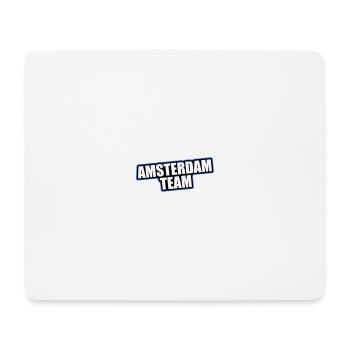 Vacances de voyage d’équipe à Amsterdam - Tapis de souris (format paysage) - blanc - Devant