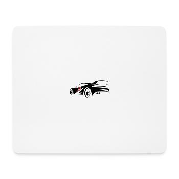 Car Sports Car Turbo - Mouse Pad (horizontal) - white - Front
