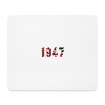 1947 Year Number - Mouse Pad (horizontal) - white - Front