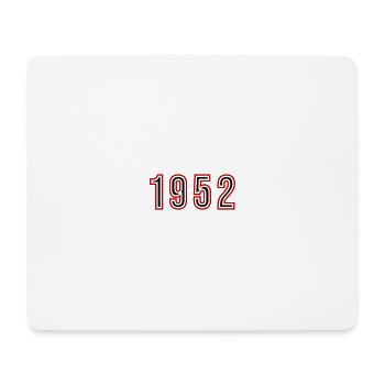 1952 Jahr Zahl - Mousepad (Querformat) - Weiß - Vorne