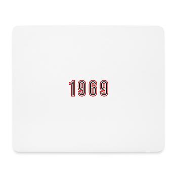 1969 Jahr Zahl - Mousepad (Querformat) - Weiß - Vorne
