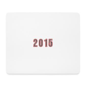 2015 Year Number - Mouse Pad (horizontal) - white - Front