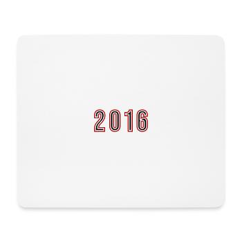 2016 Year Number - Mouse Pad (horizontal) - white - Front