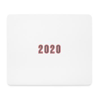 Numéro de l’année 2020 - Tapis de souris (format paysage) - blanc - Devant