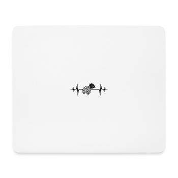 Pression à bière puls - Tapis de souris (format paysage) - blanc - Devant