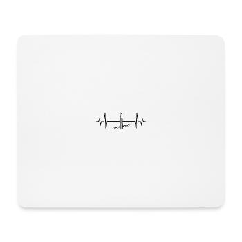 Make Up Lipstick Pulse - Mouse Pad (horizontal) - white - Front