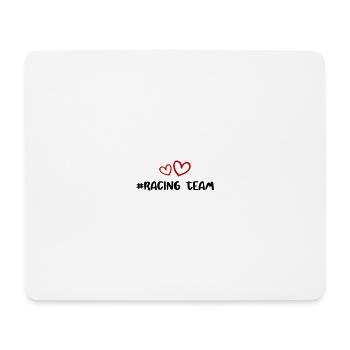 Racing Team Heart - Mouse Pad (horizontal) - white - Front