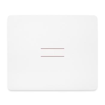 Line Symbol Stroke - Mouse Pad (horizontal) - white - Front