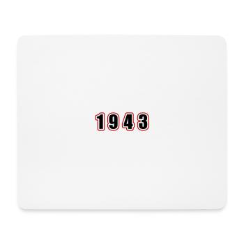 1943 Jahr Geburtstag - Mousepad (Querformat) - Weiß - Vorne