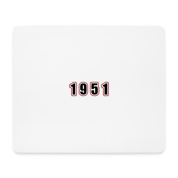 1951 year birthday - Mouse Pad (horizontal) - white - Front