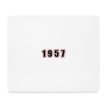1957 year birthday - Mouse Pad (horizontal) - white - Front