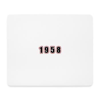 1958 Year Birthday - Mouse Pad (horizontal) - white - Front