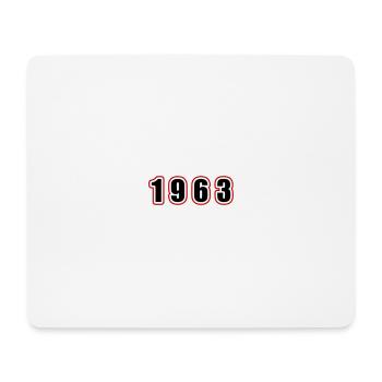1963 Jahr Geburtstag - Mousepad (Querformat) - Weiß - Vorne