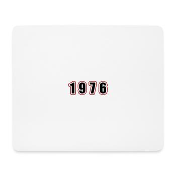 1976 Year Birthday - Mouse Pad (horizontal) - white - Front