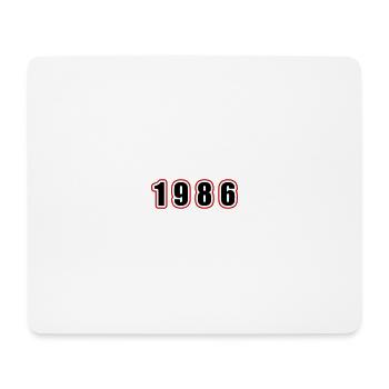 1986 Year Birthday - Mouse Pad (horizontal) - white - Front