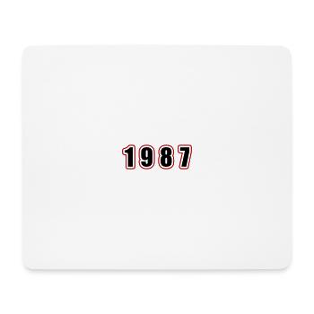 1987 Year Birthday - Mouse Pad (horizontal) - white - Front