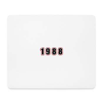 1988 Année Anniversaire - Tapis de souris (format paysage) - blanc - Devant