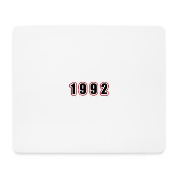 1992 Year Birthday - Mouse Pad (horizontal) - white - Front
