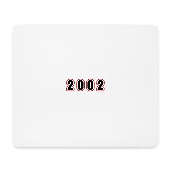 2002 Jahr Geburtstag - Mousepad (Querformat) - Weiß - Vorne