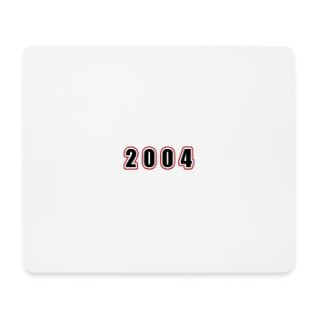 2004 Jahr Geburtstag - Mousepad (Querformat) - Weiß - Vorne