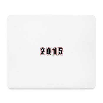 2015 Year Birthday - Mouse Pad (horizontal) - white - Front