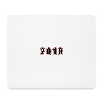 2018 Year Birthday - Mouse Pad (horizontal) - white - Front