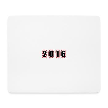 2016 Year Birthday - Mouse Pad (horizontal) - white - Front