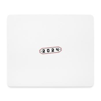 2024 Symbol - Mousepad (Querformat) - Weiß - Vorne