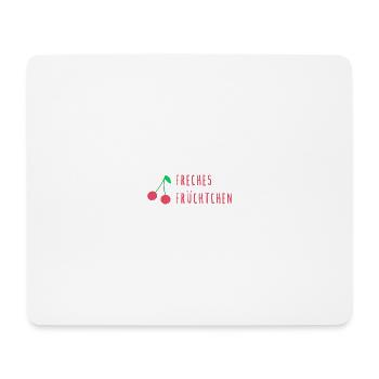 Freches Früchtchen - Mousepad (Querformat) - Weiß - Vorne