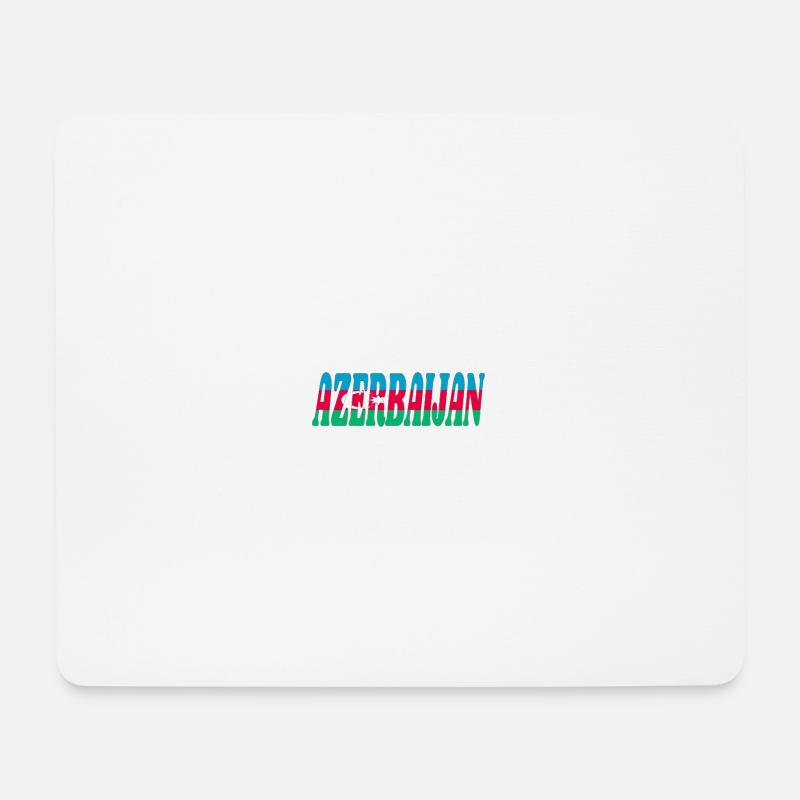 Azerbaijan - Mousepad (Querformat) - Weiß