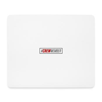 Crew Symbol - Mousepad (Querformat) - Weiß - Vorne