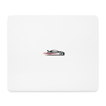 Car Racing Car Turbo - Mouse Pad (horizontal) - white - Front