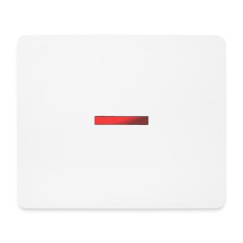 Red Bar Gradient - Mouse Pad (horizontal) - white - Front