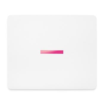 Pink-Rosa Farbverlauf Balken - Mousepad (Querformat) - Weiß - Vorne