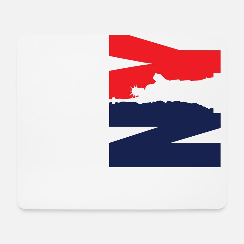 New York - Mousepad (Querformat) - Weiß
