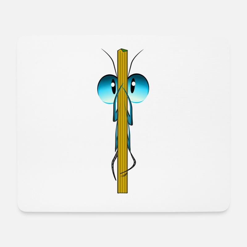 Insekt - Mousepad (Querformat) - Weiß