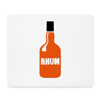 alcohol rum bottle 1 2 - Mouse Pad (horizontal) - white - Front