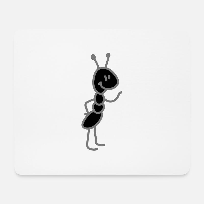 Ameise - Mousepad (Querformat) - Weiß