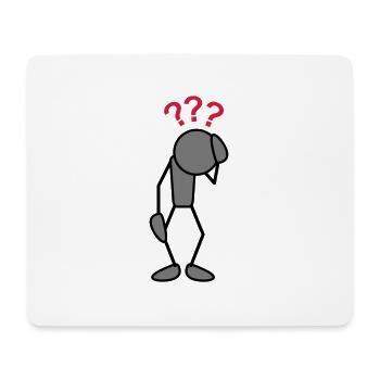 greyman_take_care_3c - Mouse Pad (horizontal) - white - Front