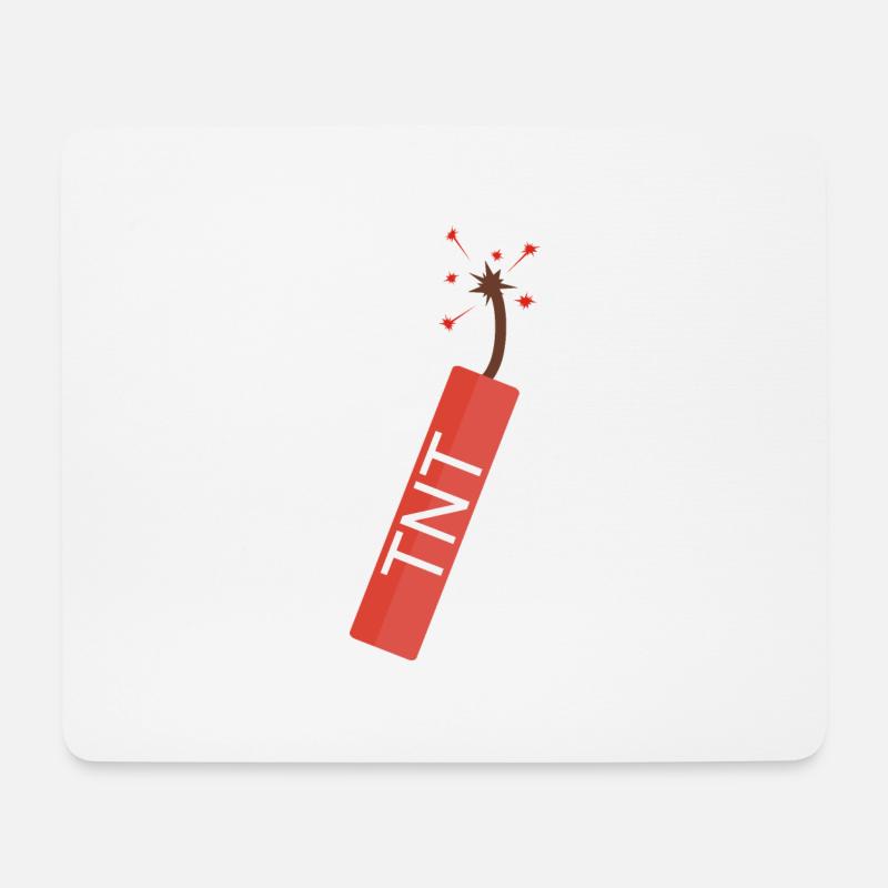 TNT Dynamit Stange - Mousepad (Querformat) - Weiß
