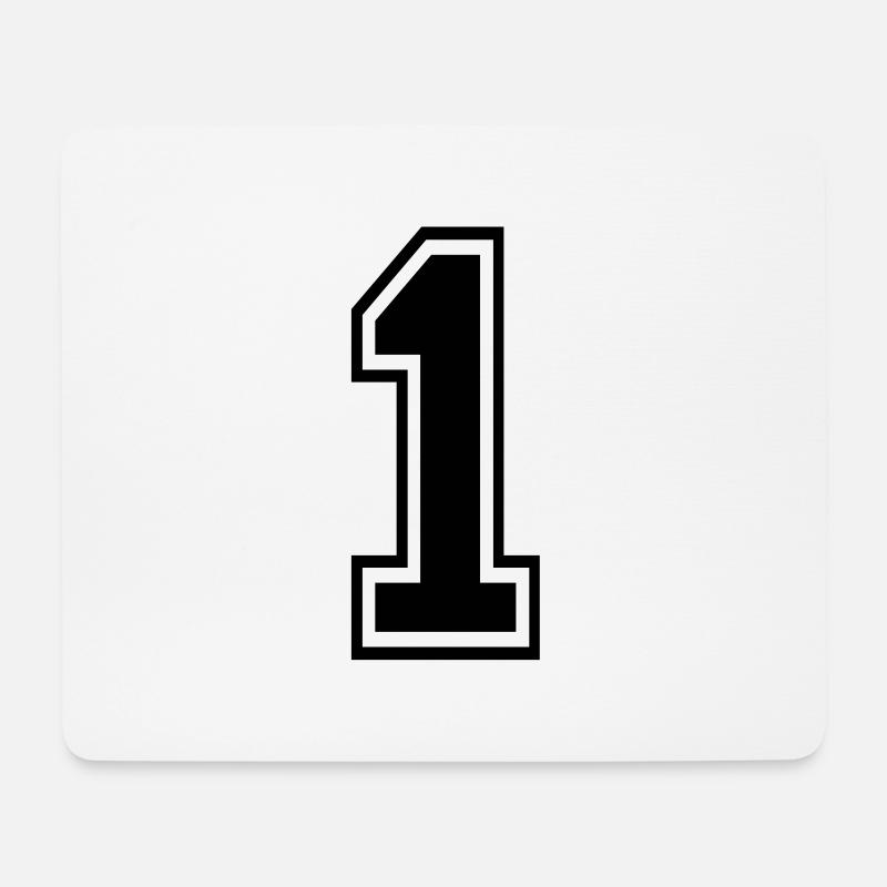 1 - Mousepad (Querformat) - Weiß