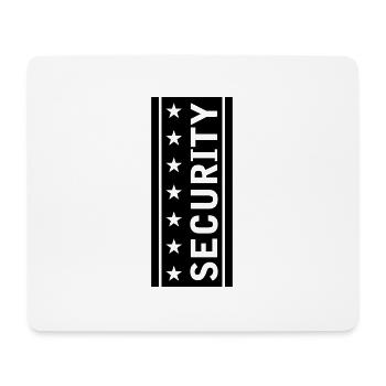 Stars Security Logo - Mouse Pad (horizontal) - white - Front