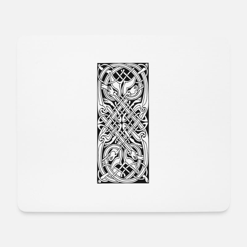 Celtic symbol 163 - Mouse Pad (horizontal) - white