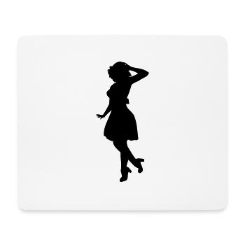 Fashion woman - Tapis de souris (format paysage) - blanc - Devant