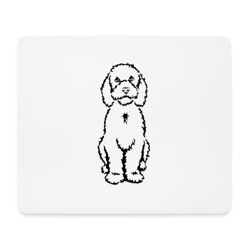 Portuguese Water Dog - Mouse Pad (horizontal) - white - Front