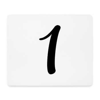 1 - Tapis de souris (format paysage) - blanc - Devant