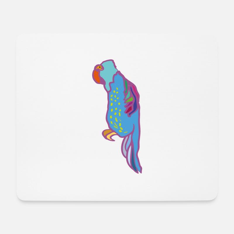 ara papagei - Mousepad (Querformat) - Weiß