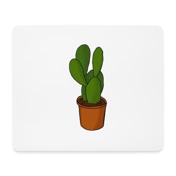 Kaktus - Mousepad (Querformat) - Weiß - Vorne