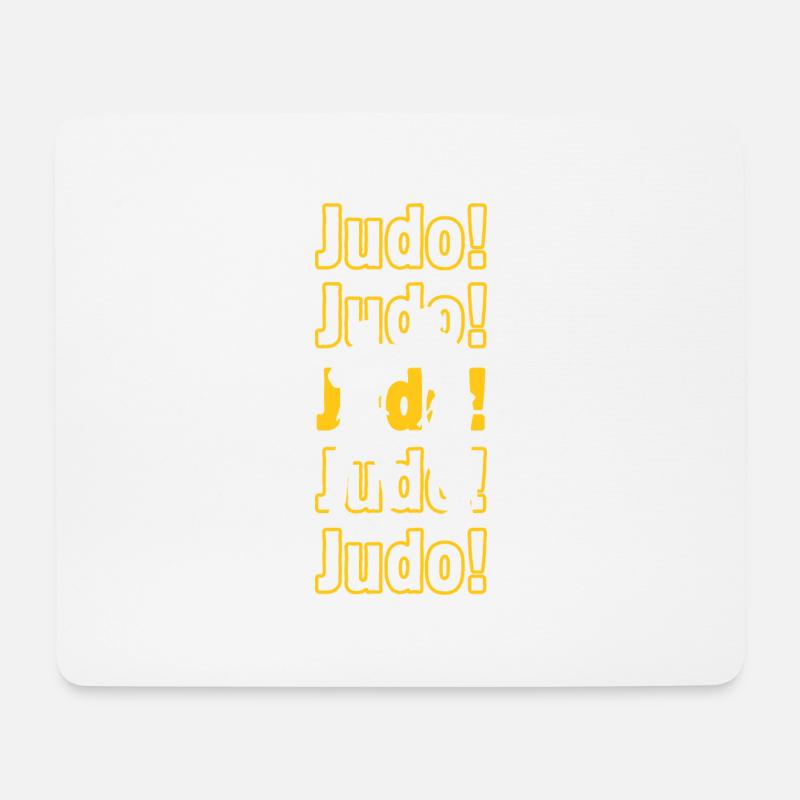 Judo Judo Judo - Mousepad (Querformat) - Weiß