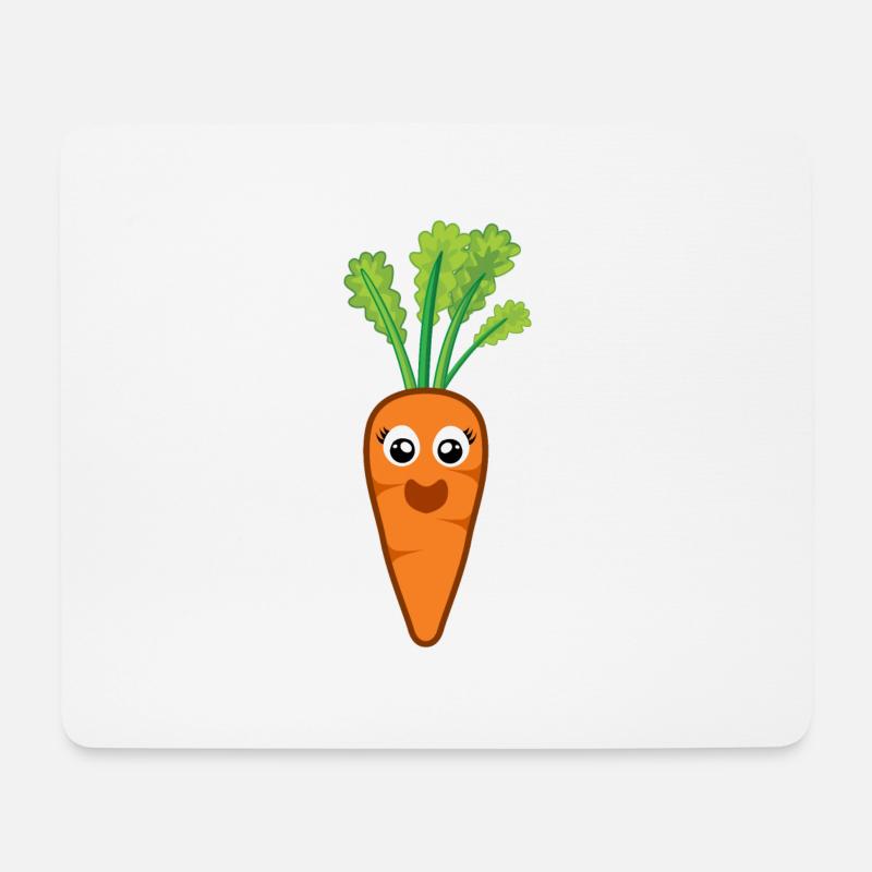 Karotte Karotte Karotte Gemüse - Mousepad (Querformat) - Weiß